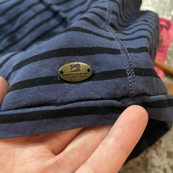 Scotch & Soda Stripe Scoop Neck - Picture 8 of 11